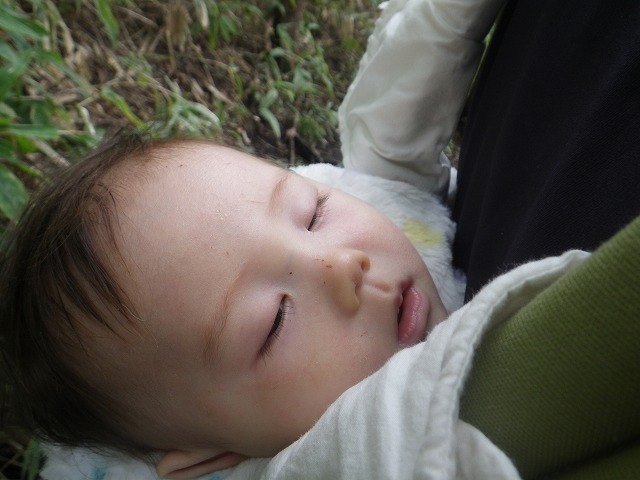 生後６ヶ月の赤ちゃんを背負って山登り♪榛名山登山