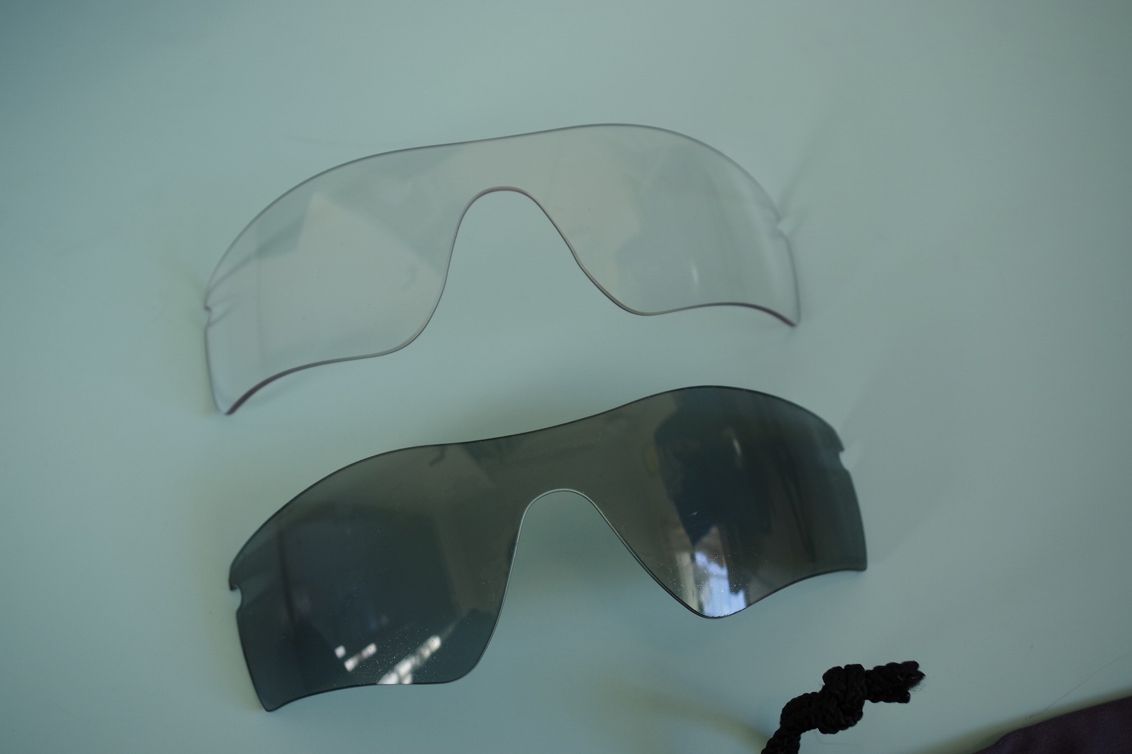 オークリー　レーダーパスの交換レンズ　ZERO製調光レンズ　